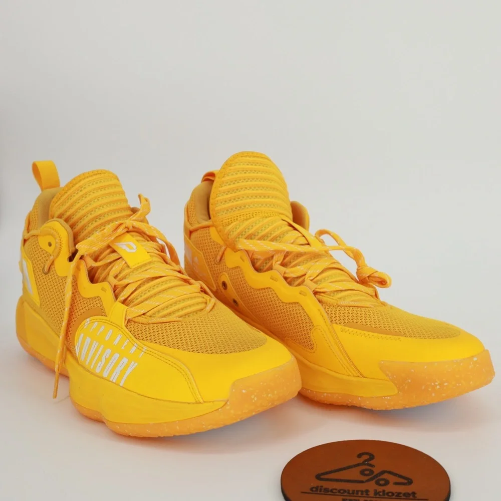 Adidas Dame‎ 7 EXTPLY Opponent Advisory Solar Yellow Basketball Shoes SZ 14 NWOB